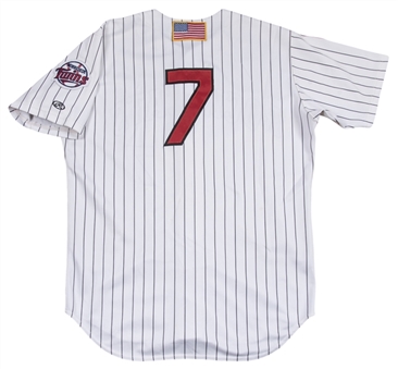2010 Ben Revere Game Used & Signed New Britain Rock Cats Home Jersey (Rock Cats LOA & JSA)